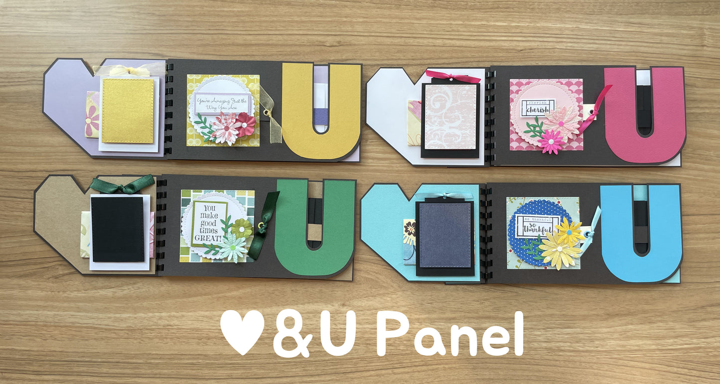 I♥U Scrapbook Shaker Heart