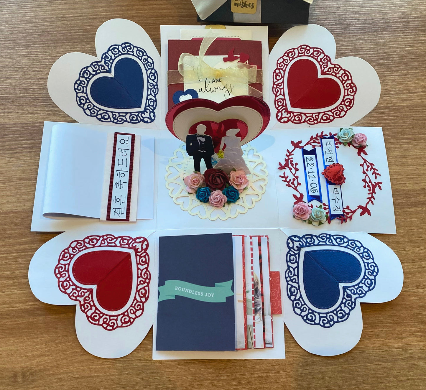 Wedding Red and Blue