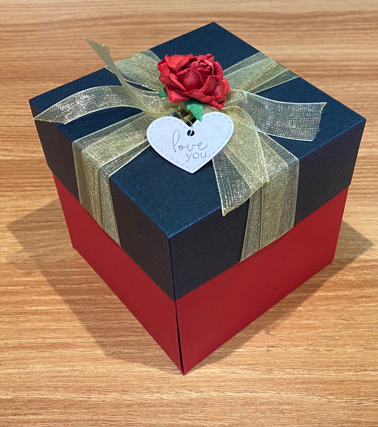 Valentine's Day Red and Beige