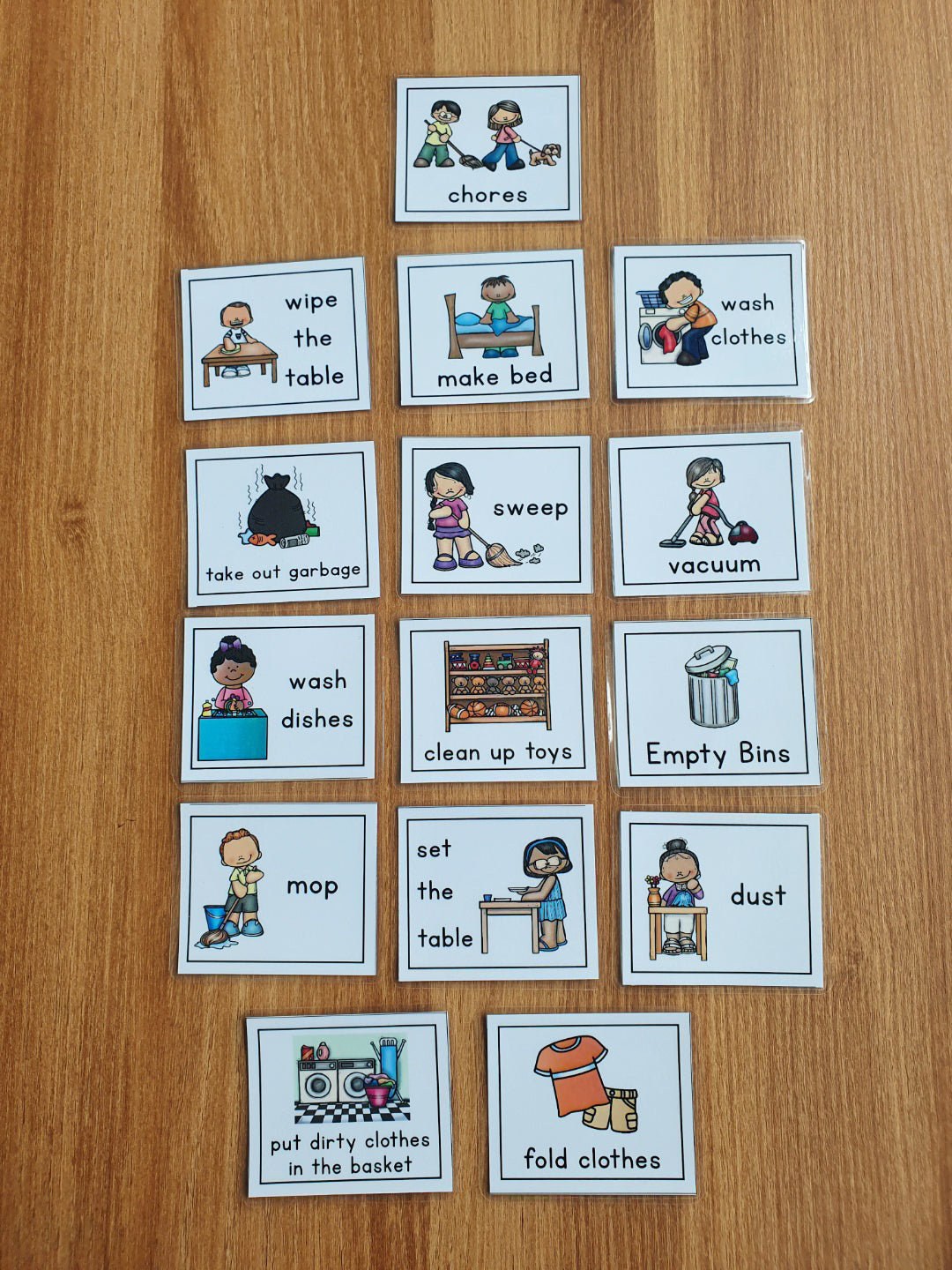 Daily Kids Routine Cards- 171 Pieces - English - (Singapore Public Holiday & Events)