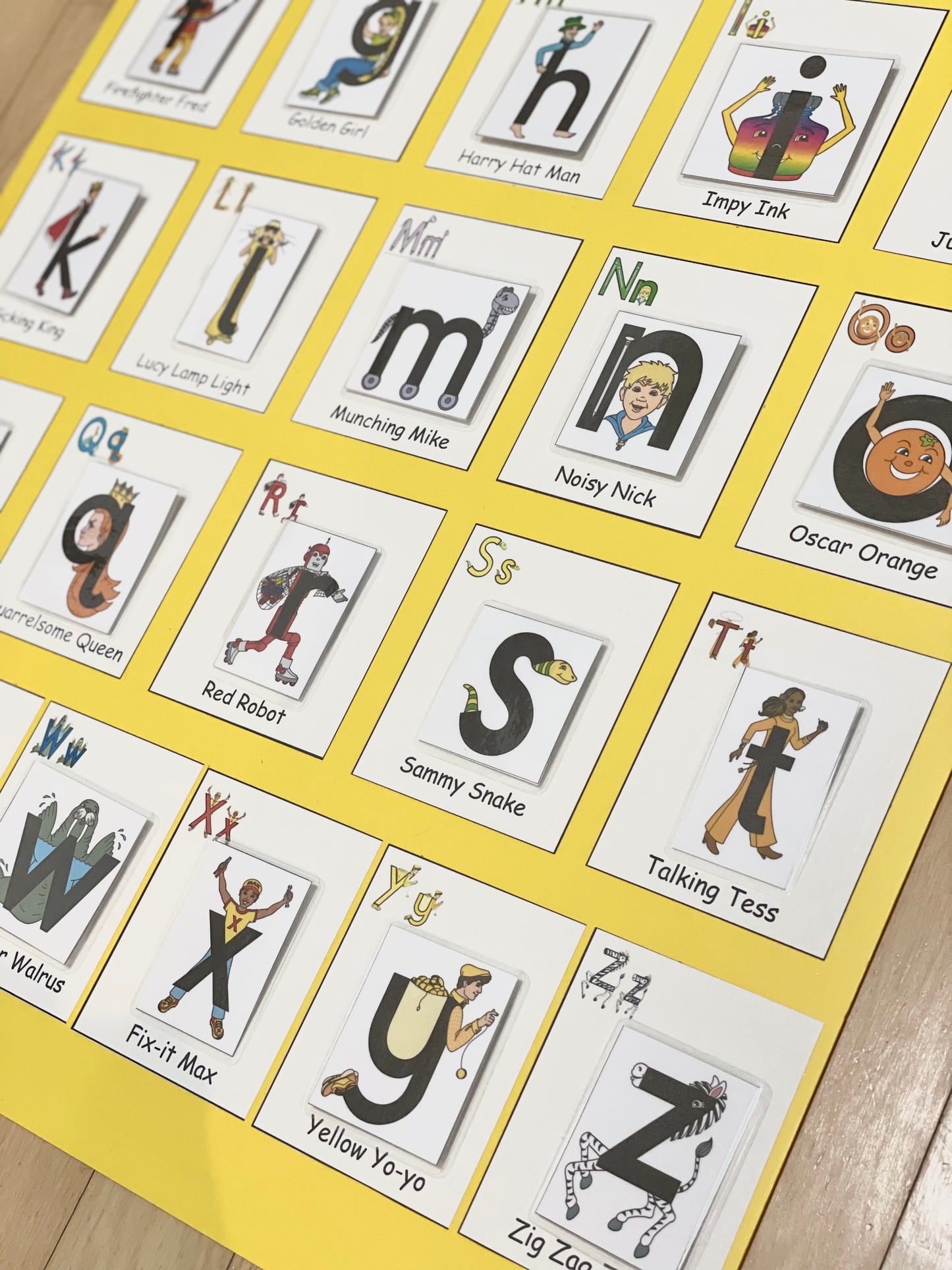 Letterland Alphabet Chart