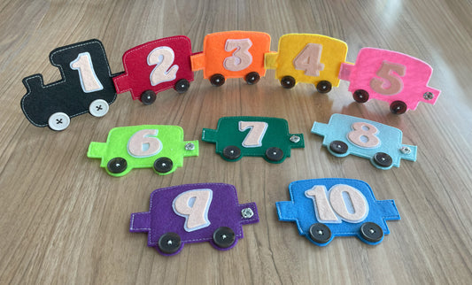 Felt Counting Train (1-10)