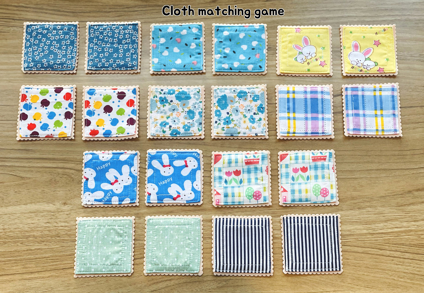 Felt and Fabric Memory game