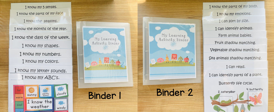 Learning Activity Binder